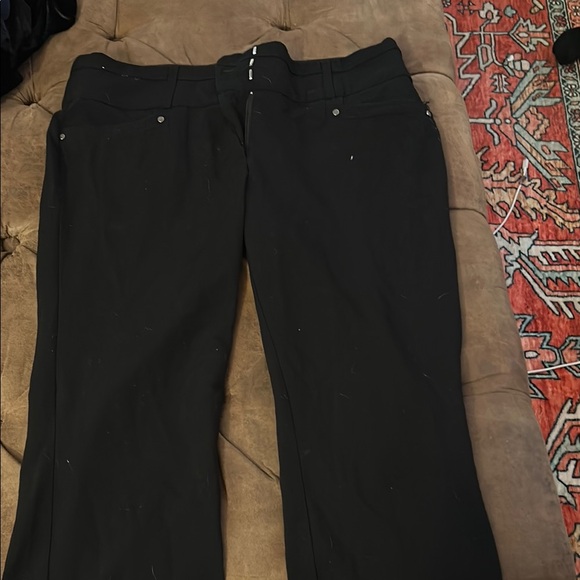 Candie's Black Straight Leg Pants - Picture 1 of 3